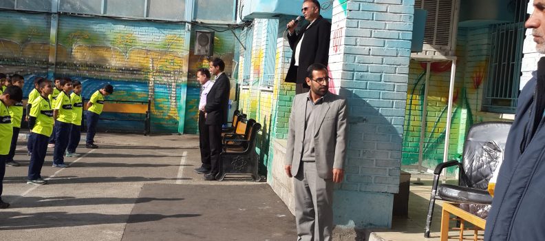 حضور مدیر عامل جمعیت در مدرسه شهید افتخاری منطقه۱۴ تهران